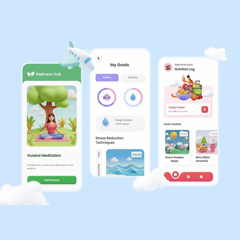UI/UX & Graphic Design service illustration