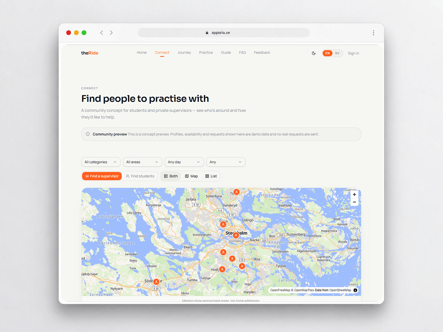 Irozon Ride – Connect, konceptförhandsvisning