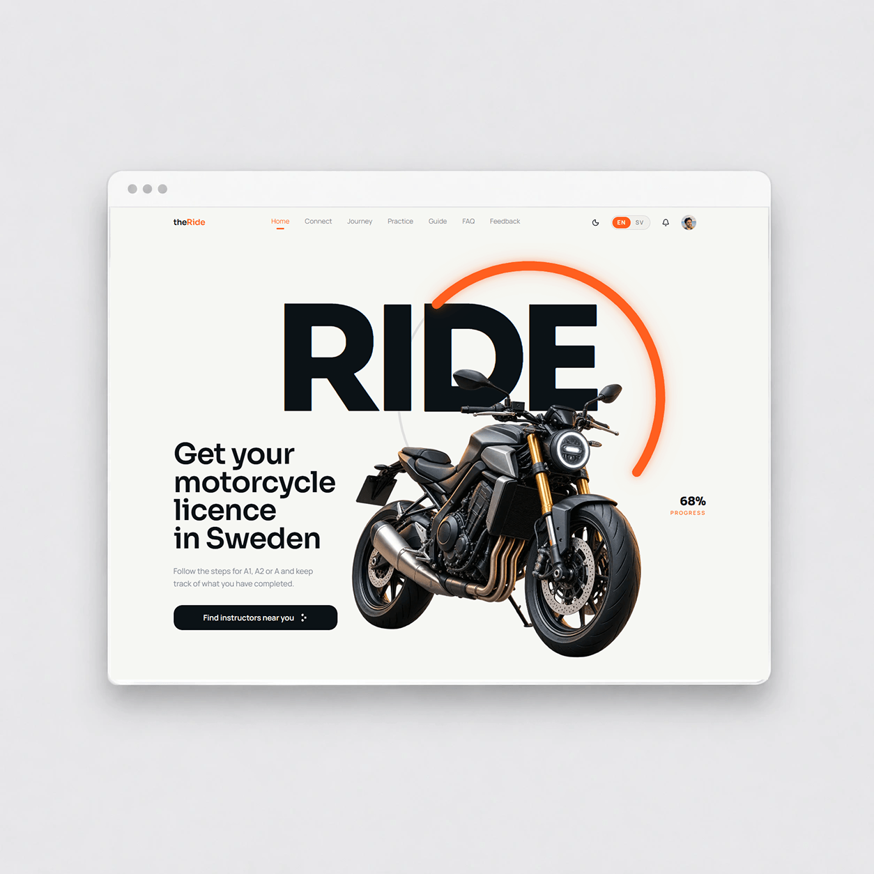 Irozon Ride (theRide) – startsida