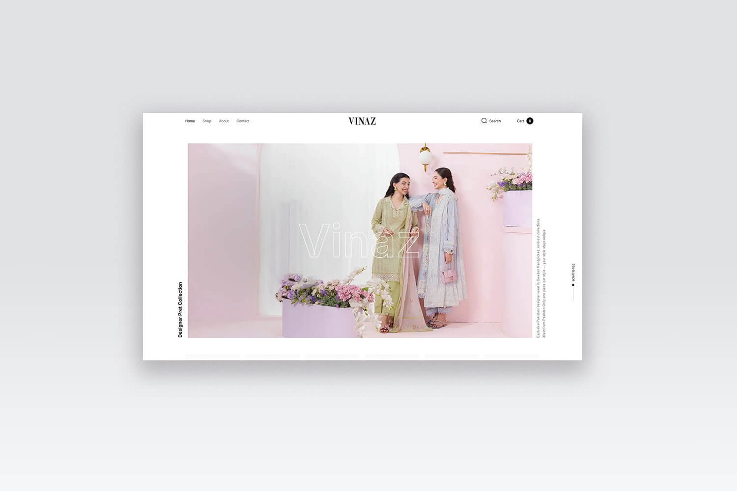 VINAZ - Web Application project for Irozon AB (internal brand)